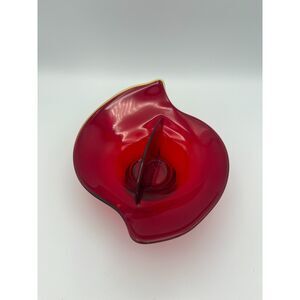 Viking Ruby Red Epic Divided Dish